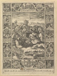 Punitio Malorum, fra Allegories of the Christian Faith, fra Christian and Profane Allego....n.d. av Hendrik Goltzius