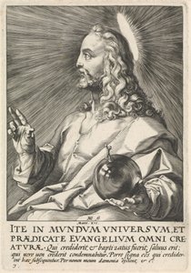 Før Salvatore, C.3 (gravering) av Hendrik Goltzius