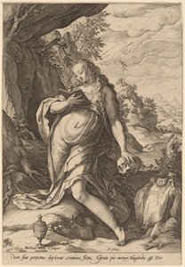 St. Maria Magdalen botferdig av Hendrik Goltzius