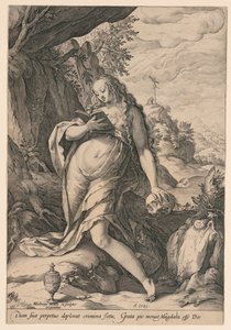 St. Maria Magdalena botferdig av Hendrik Goltzius