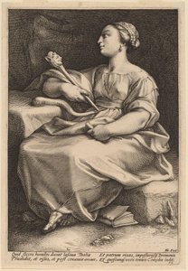Thalia av Hendrik Goltzius