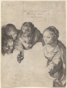 Hyrdenes tilbedelse av Hendrik Goltzius
