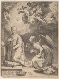 Kunngjøringen av Hendrik Goltzius