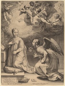 Kunngjøringen av Hendrik Goltzius