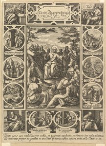 De åtte saligprisningene, ca. 1578. av Hendrik Goltzius