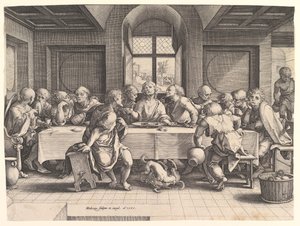 Nattverden, 1585. av Hendrik Goltzius