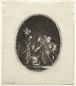 Halshuggingen av døperen Johannes av Hendrik Goudt