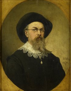 Selvportrett av Hendrik Hollander Cz.