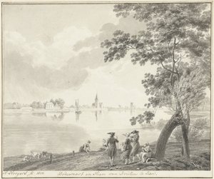 Utsikt over Dodewaard og Hien