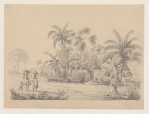 Gateutsikt like utenfor Paramaribo