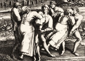 Dansepest, Strasbourg, Alsace. 1518