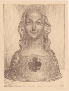 Relikviebyste av en av Saint Ursulas jomfruer av Hendrik Johannes Haverman (signed by artist)