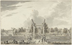 Sysselmannens hus i Batavia av Hendrik Kobell