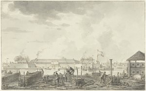 Slottet i Batavia, sett fra Houtkrap
