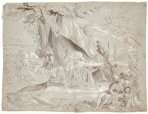Allegorisk komposisjon av Hendrik Krock