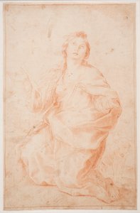 Saint Agnes kneler av Hendrik Krock