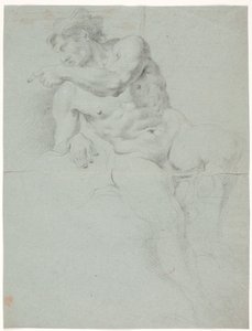 Mannlig modellstudie av Hendrik Krock