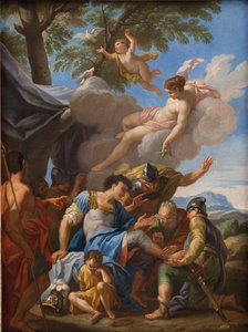 Venus bringer enkle ting for den sårede Aeneas av Hendrik Krock