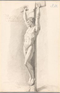 Kristus på korset (1. pris 1784) av Hendrik Louw