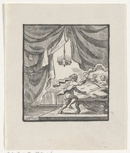 Skildring av en historie fra Aesops fabler av Hendrik Numan