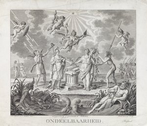 Allegory of the udelelighet, 1795 Udelelighet (tittel på objekt) Fire allegorier om revolusjonen i 1795 (serietittel)
