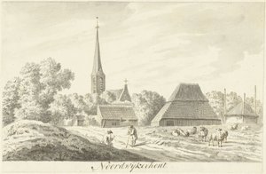 Utsikt over landsbyen Noordwijkerhout