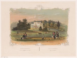 Utsikt over Sonsbeek eiendom Sonsbeek (nær Velp) (tittel på objekt) Arnhem (serietittel på objekt)