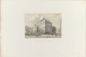Utsikt over Museum Boijmans i Rotterdam, 1854 Museum Boijmans i Rotterdam (tittel på objekt) The Society for the Promotion of Toonkunst, dets musikkfestival og byen Rotterdam. minne om året 1854 (serietittel på objekt)