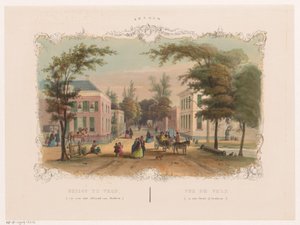 Gate i Velp nær Arnhem Gezigt i Velp (en time unna Arnhem) (tittel på objekt) Arnhem (serietittel på objekt)