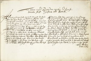 Salme til ære for Gesina ter Borch Til ære for den Deugden-rijcke og den Konstlivende Juff: Gesina ter Borch (tittel på objekt) av Hendrik Wolfsen (signed by artist)