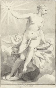 Sittende allegorisk kvinneskikkelse av Hendrik van Limborch