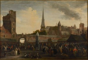 Fiskemarkedet i Antwerpen, 1695.