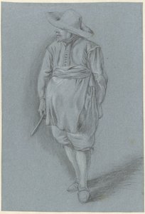 Man in 17e-eeuwse kledij met hoed, schort en mes   1357669   no       norwegian Successfully Translated  Original: Bald old man with a short beard, in profile right Translat: Bald old man with a short beard, in profile right 1266423 no norwegian Successful av Hendrik van Velthoven (attributed to)