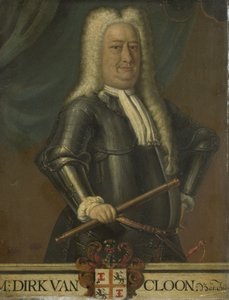 Portrett av Dirk van Cloon, generalguvernør i Nederlandsk Øst-India av Hendrik van den Bosch (free after)