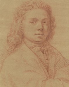 Selvportrett av tegneren Hendrik van der Vugt av Hendrik van der Vugt