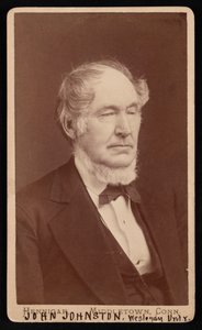 Portrett av John Johnston 1806-1879, før 1876. av Hennigar Bros