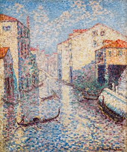En kanal i Venezia av Henri-Edmond Cross
