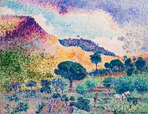 Maures-fjellkjeden av Henri-Edmond Cross