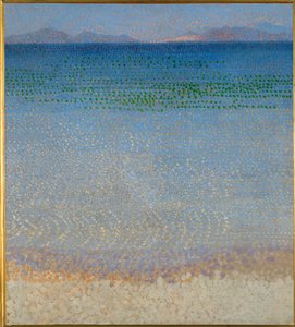 De gylne øyer, Hyères-øyene, Var (maleri på lerret) av Henri-Edmond Cross