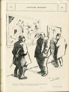 Illustrasjon av HG Ibels (1867-1936) i Le Rire, 04/02/22 - Moderne maleri - Kunst, antisemittisme, avantgarde - jødisk av Henri Gabriel Ibels