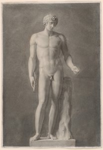 Apollo eller Adonis, ca. 1818 (kull på papir) av Henri-Guillaume Chatillon