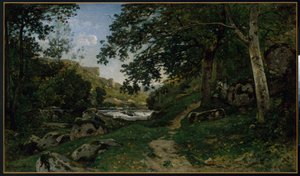 Den steinete stien i Morvan av Henri-Joseph Harpignies