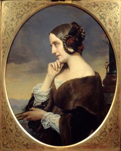 Portrett av Marie de Flavigny (1805-1876) Grevinne d