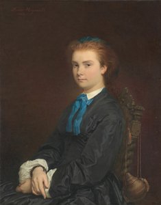 Portrett av en ung kvinne, 1863.