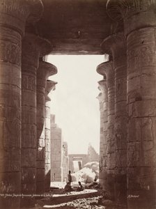Theben, Temple of the Ramesseum, Interiør i Hypostyle Hall