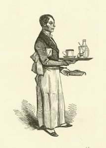 Kaffehusets servitør (gravering)