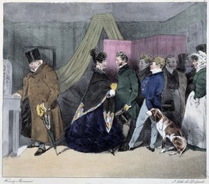 Indiskresjon - i "" parisiske skisser"" av Henri Monnier, red. Delpech, Paris av Henri Bonaventure Monnier