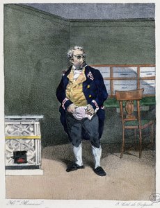 Kontorgutt - i "" Administrative mores"" av Henri Monnier av Henri Bonaventure Monnier