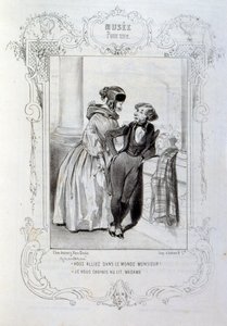 Illustrasjon som viser "regn" av Henri Boutet