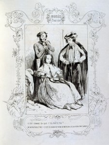 Illustrasjon som viser "regn" av Henri Boutet